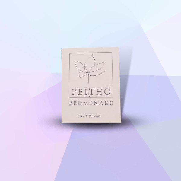 Peitho-Perfumes.ScentedCandles_ Prōmenade (sample) - Eau de Parfum 2ml with a Swiss twist.